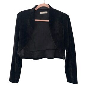 Belle Poque Black Velvet Women's Jacket blazer size Medium